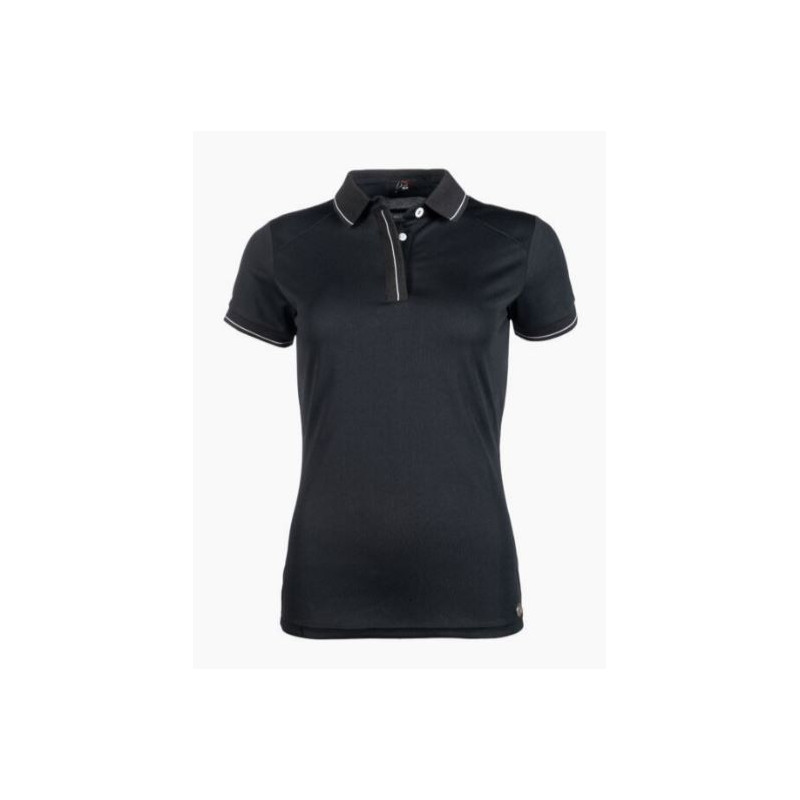 HKM poloshirt Catherine, Zwart
