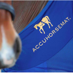 Accuhorsemat Original deken met acupressuur matten, Blauw, M (130-145 ruglengte!