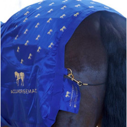 Accuhorsemat Original deken met acupressuur matten, Blauw, M (130-145 ruglengte!