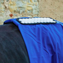 Accuhorsemat Original deken met acupressuur matten, Blauw, M (130-145 ruglengte!