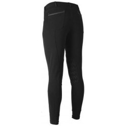 Horka herenrijbroek Dublin, siliconen knie, Zwart