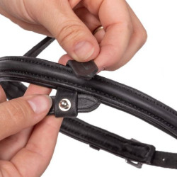 Kavalkade IJslander neusriem Kjartan-Svartur Island, zwart