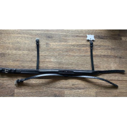 Kavalkade Neusriem M Bling, Zwart (Contrasterend Stiksel)