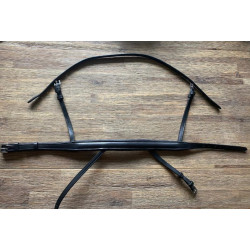 Kavalkade neusriem m geïntegreerde sperriem, Zwart