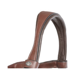 Kavalkade hoofdstel Proline Astrid, Zweedse aansnoerneusriem, Bruin