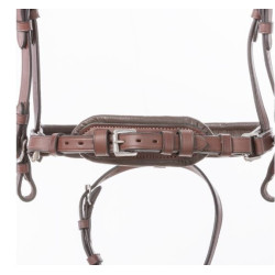 Kavalkade hoofdstel Proline Astrid, Zweedse aansnoerneusriem, Bruin