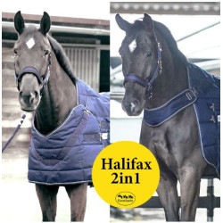 Kavalkade "Halifax" 2in1 stal- en stapmolendeken 400g, Marine