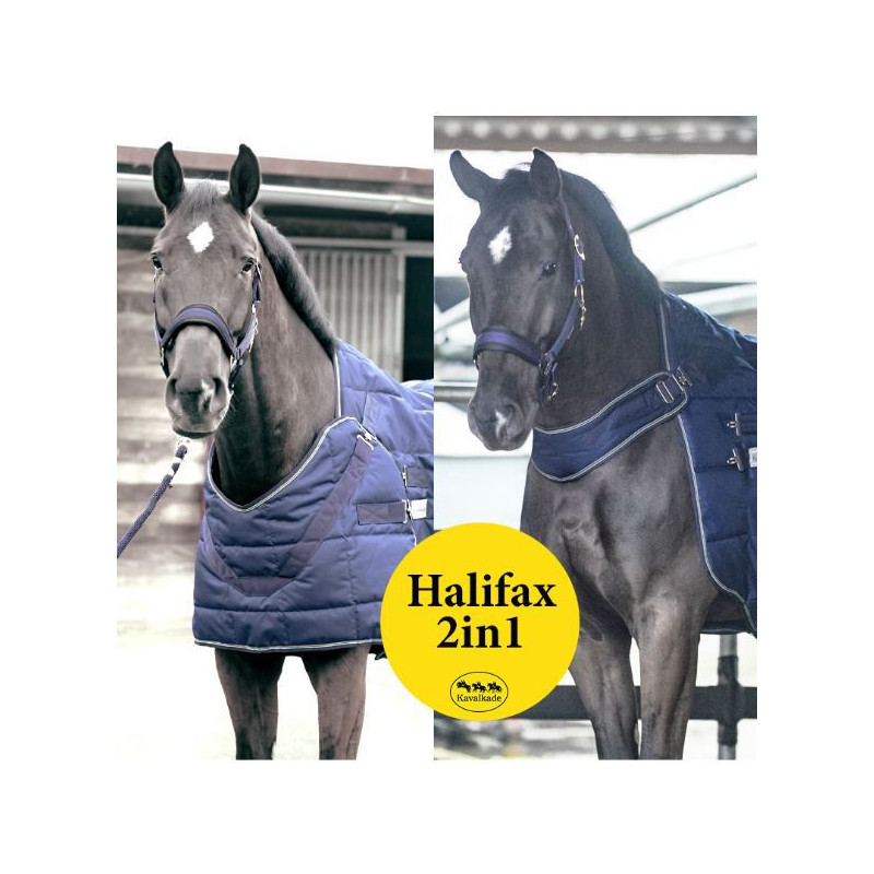 Kavalkade "Halifax" 2in1 stal- en stapmolendeken 400g, Marine