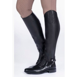 HKM leren beenkappen Killarney, Zwart