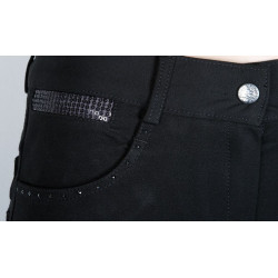Harry's Horse Rijbroek Jewels Silicon, zwart