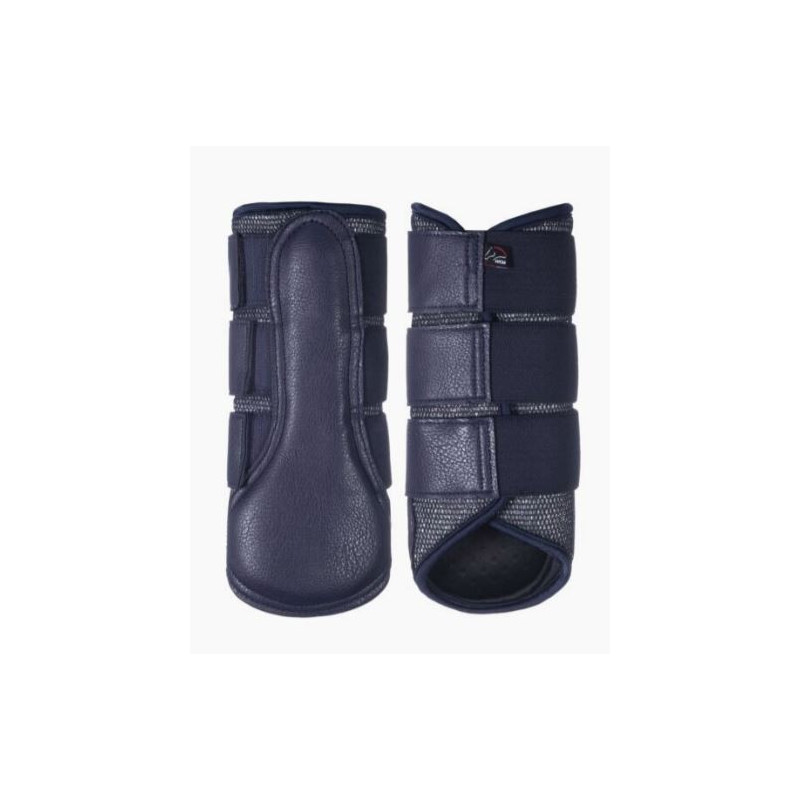 HKM pijpkousen Glitter Mesh Style, Donkerblauw