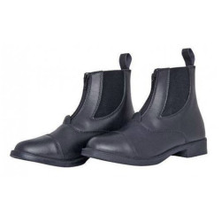 HKM jodhpurschoen met rits en elastische inzet 50339100, Zwart