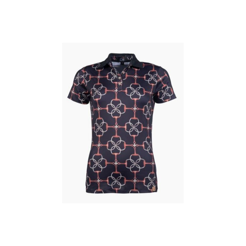 HKM Poloshirt Edinburgh, Zwart