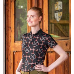 HKM Poloshirt Edinburgh, Zwart