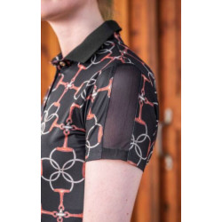 HKM Poloshirt Edinburgh, Zwart