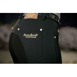 Lauria Garrelli rijboek Basic, Siliconen zitvlak, Donkerblauw