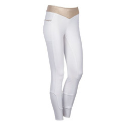 Harry's Horse Rijbroek Equitights EQS Champagne Full Grip, Wit