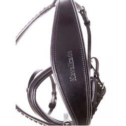 Kavalkade Hoofdstel Charlotte, Zwart/Wit Lak