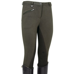 ELT rijbroek FUN, kunstl. zit, zwart