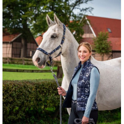 HKM bodywarmer Bloomsbury, dblauw-wit