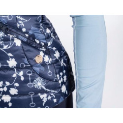 HKM bodywarmer Bloomsbury, dblauw-wit