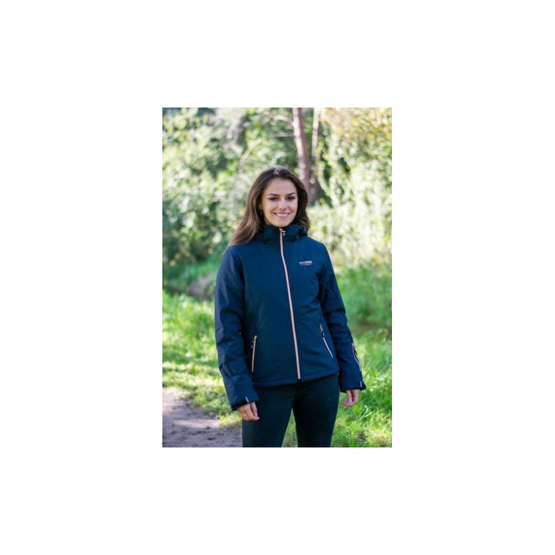 Nordberg Inga padded softshell jas, Navy