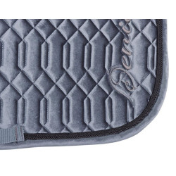 Harry's Horse Zadeldek Velvet Denici Cavalli Indigo, Staalblauw