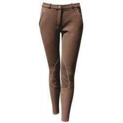 Harry's Horse rijbroek Contrast, Donkerbruin