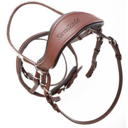 Kavalkade KavalSH4 hoofdstel Everness van geolied leer, Bruin