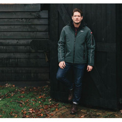 Nordberg gevoerde softshell winterjas Ole, Green