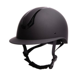 Harry's Horse Veiligheidscap Pro F1 Mat, Zwart-Zwart