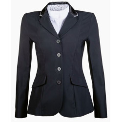 HKM Wedstrijdblazer Hunter Professional, 2 versch. kragen, Zwart