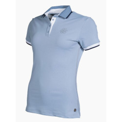 HKM poloshirt Bloomsbury, Lichtblauw
