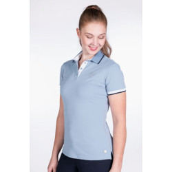 HKM poloshirt Bloomsbury, Lichtblauw