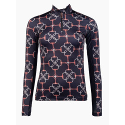 HKM functioneel shirt Edinburgh, lange mouw, Zwart