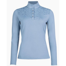 HKM Wedstrijdshirt Berry Lace, Grijsblauw
