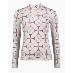 HKM functioneel shirt Edinburgh, lange mouw, Vanille