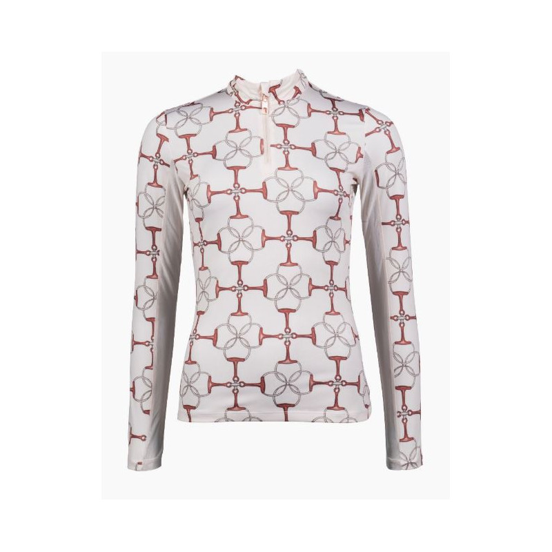 HKM functioneel shirt Edinburgh, lange mouw, Vanille