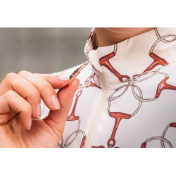 HKM functioneel shirt Edinburgh, lange mouw, Vanille