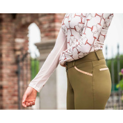 HKM functioneel shirt Edinburgh, lange mouw, Vanille