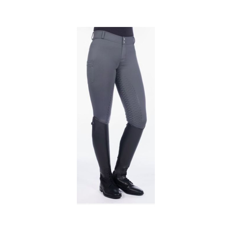 Warme HKM rijbroek Ruby, Grijs