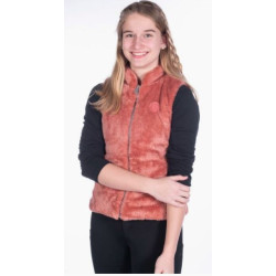 HKM Teddy Bodywarmer Ruby, Roestrood