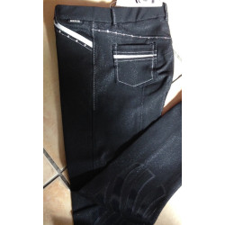 Horka Madrid rijbroek, Zwart glitter