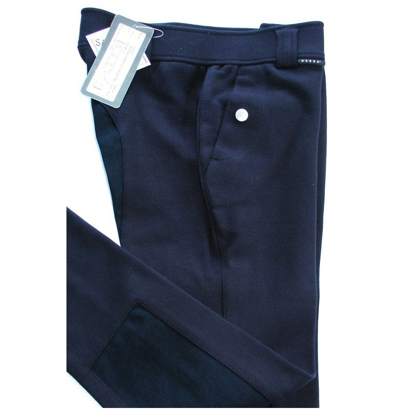 Horka Sensation Jr rijbroek, Kunstl. Zit, Donkerblauw