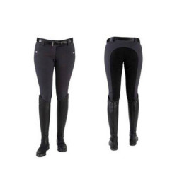 Horka Sensation Jr rijbroek, Kunstl. Zit, Donkerblauw