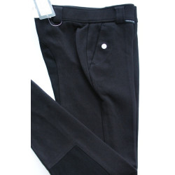 Horka Sensation Jr rijbroek, Kunstl. Zit, Zwart