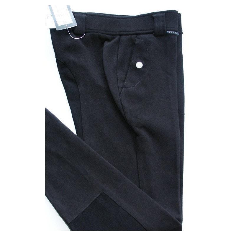 Horka Sensation Jr rijbroek, Kunstl. Zit, Zwart