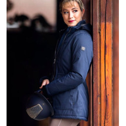 BR waterdichte 3/4 damesjas Bodil, Total Eclipse (donkerblauw)