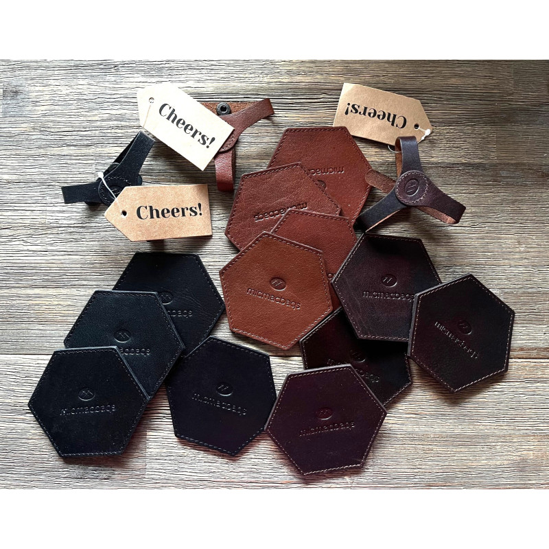 MicMacBags LEREN onderzetters 20120, set v 4