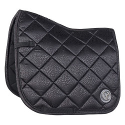 Harry's Horse Zadeldek Reverso Leopard, Zwart